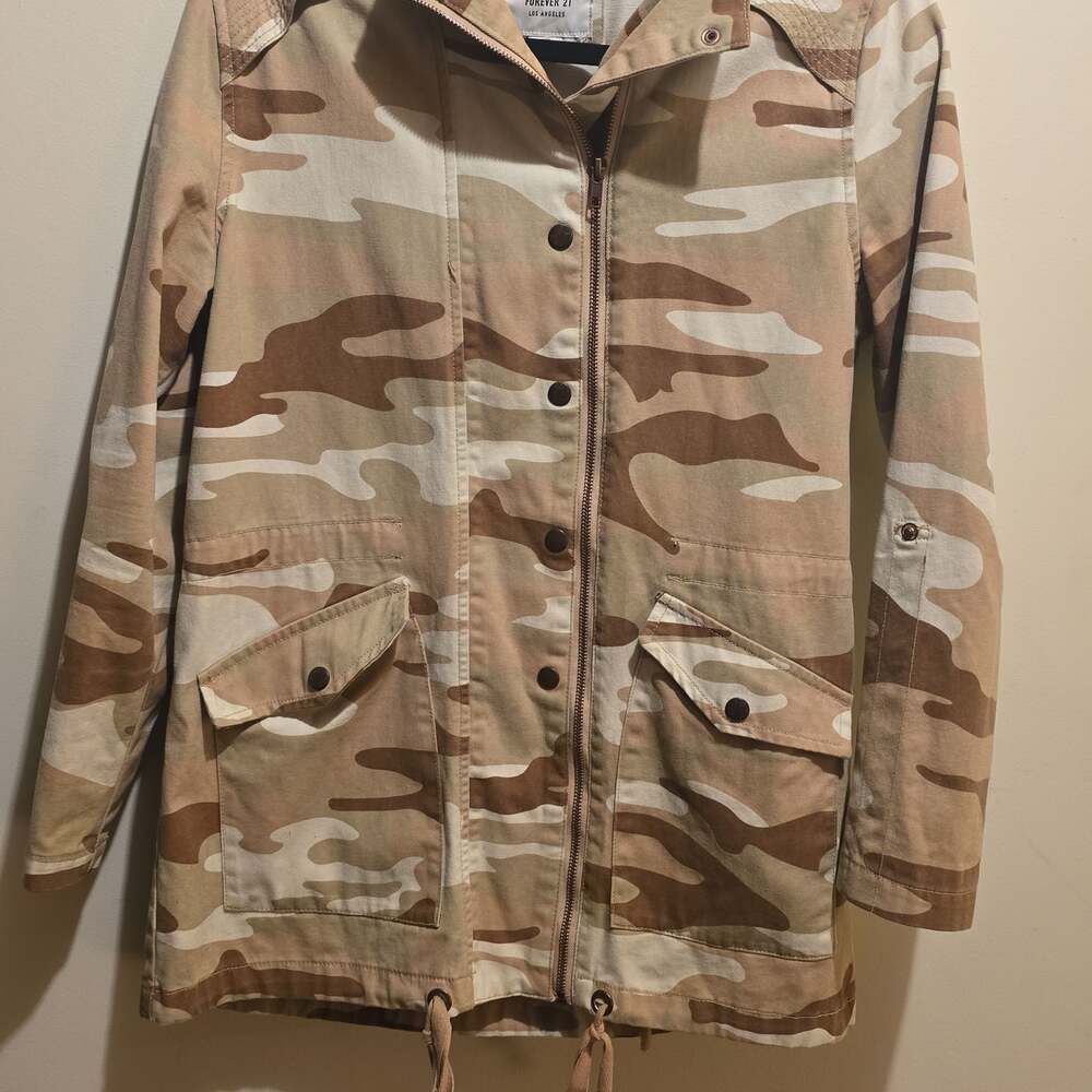 utility jacket camouflage Medium